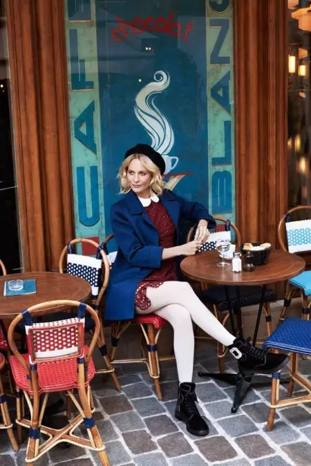 Poppy Delevingne Poses sa Paris para sa Roger Vivier Fall 2018 Campaign