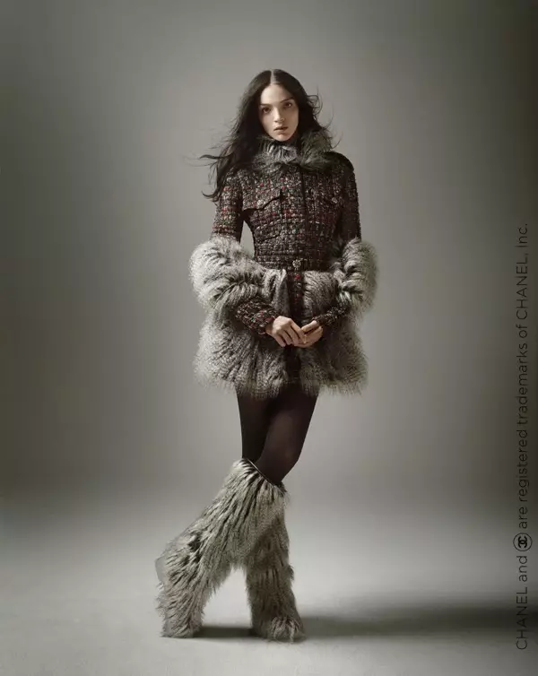 Mariacarla Boscono vum Cédric Buchet fir Bergdorf Goodman Fall 2010