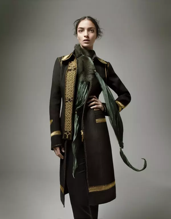 Mariacarla Boscono, Cédric Buchet, Bergdorf Goodman 2010 m. ruduo