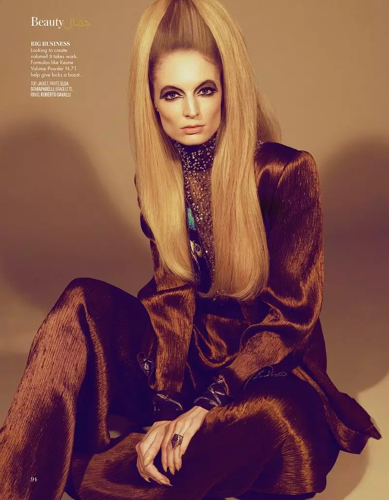 Melissa Tammerijn waxay u soo celisay qodobka Shine ee Vogue Arabia