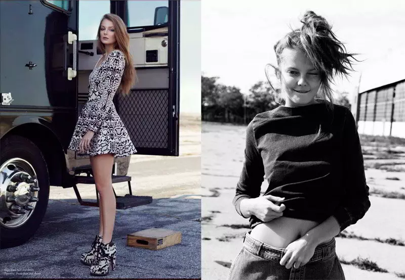 Eniko Mihalik para Russh #37 de Benny Horne