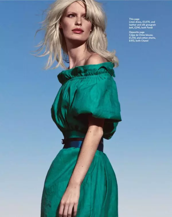 Caroline Winberg โดย Frédéric Pinet สำหรับ Marie Claire UK พฤษภาคม 2011