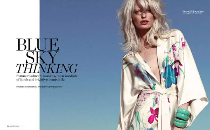 Frédéric Pinet 為 Marie Claire UK 拍攝的 Caroline Winberg，2011 年 5 月