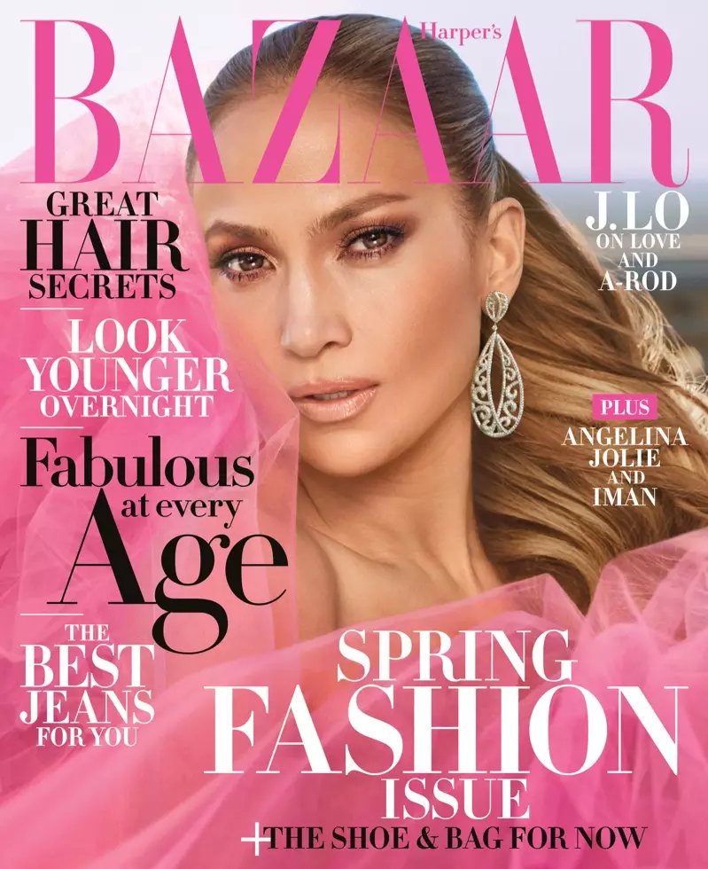 Jennifer Lopez | Elegant Fashion Shoot | Harper's Bazaar Cover