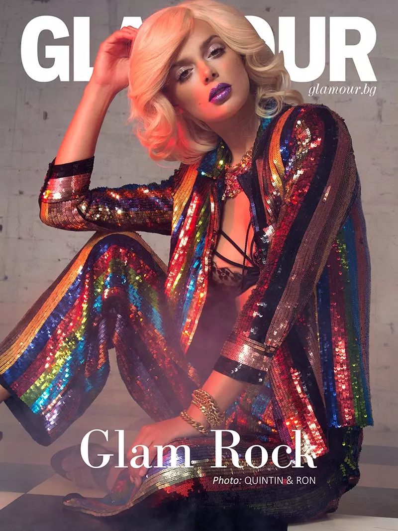 Múnlaíonn Danielle Knudson Stíl Glam Rock don Bhulgáir Glamour