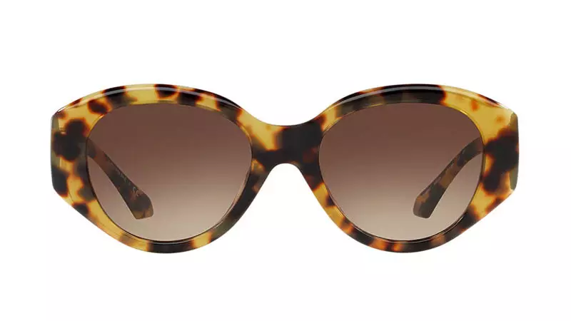 Off-White x Sunglass Hut HU4003 54 looj tsom iav dub hauv Tortoise/Brown $179