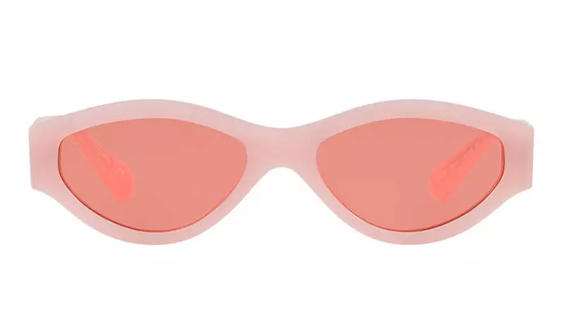 Off-White x Sunglass Hut HU4002 54 Glass Sunglass in Pink $179