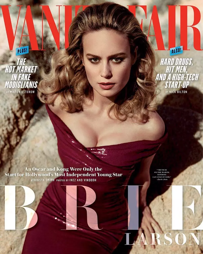 Brie Larson 2017. aasta maikuu Vanity Fairi kaanel