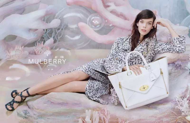 Meghan Collison - гэта пастэльная мара ў кампаніі Mulberry's Spring 2013 Ціма Уокера