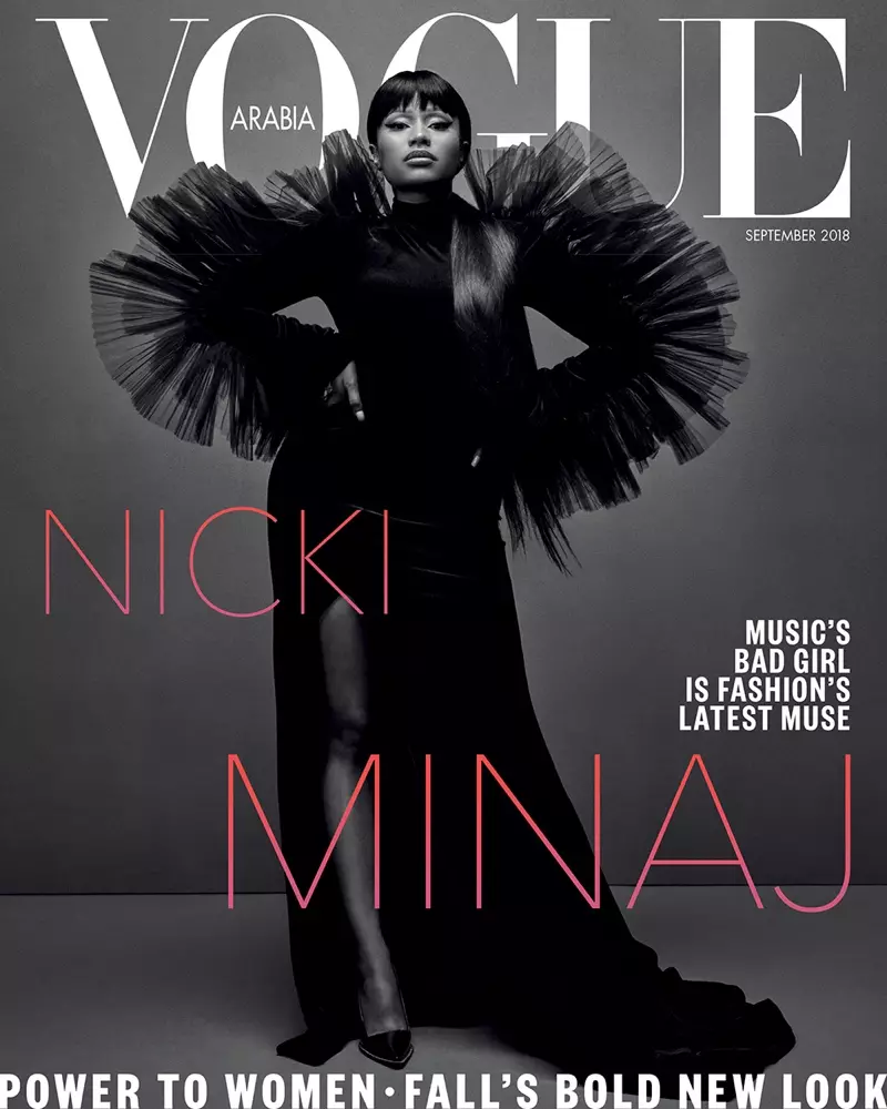 Nicki Minaj në kopertinën e Vogue Arabia shtator 2018