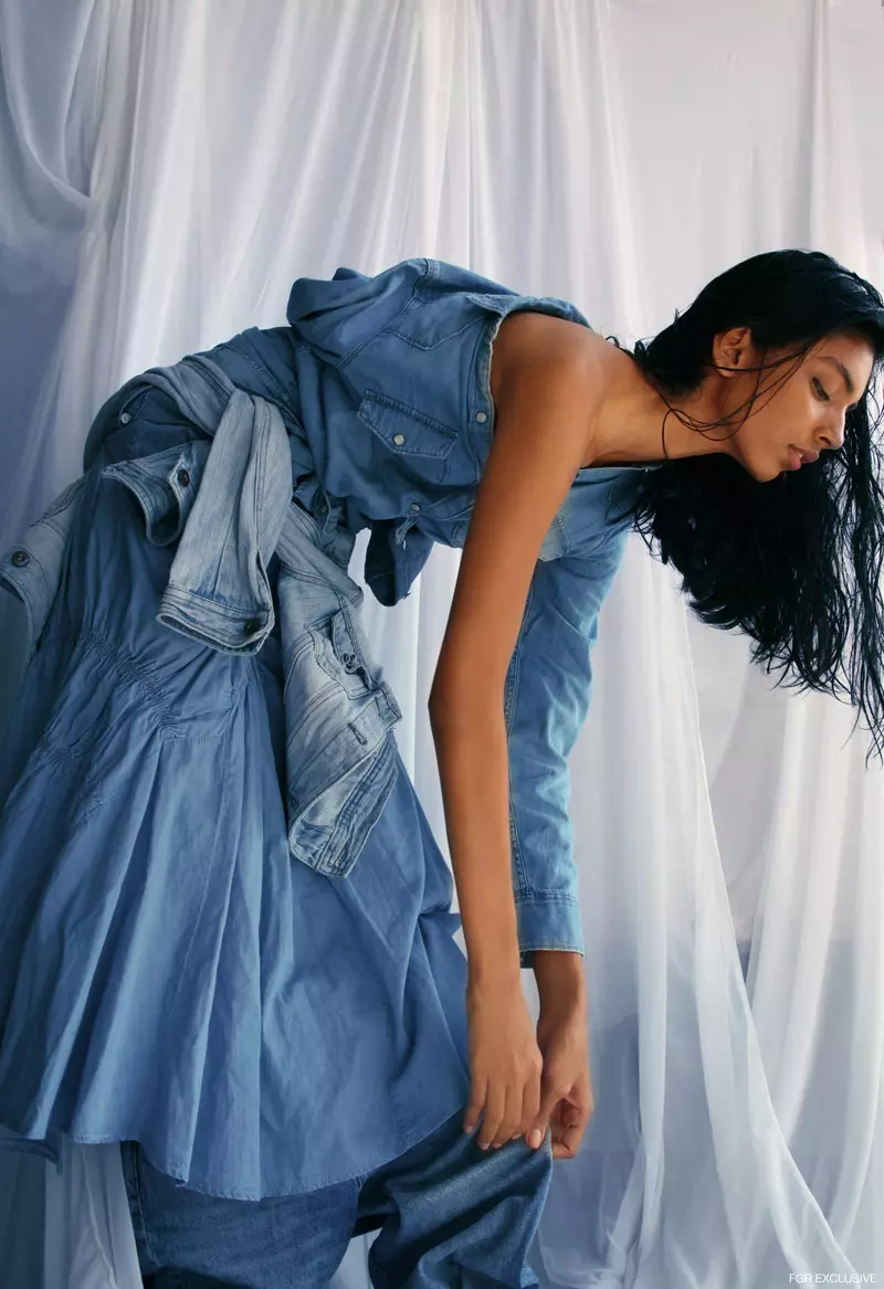 Denim Shirt Gap, Denim Jacket Forever 21, Denim Skirt Madison on Peddar සහ Jeans H&M. ඡායාරූපය: කේ සුකුමාර්