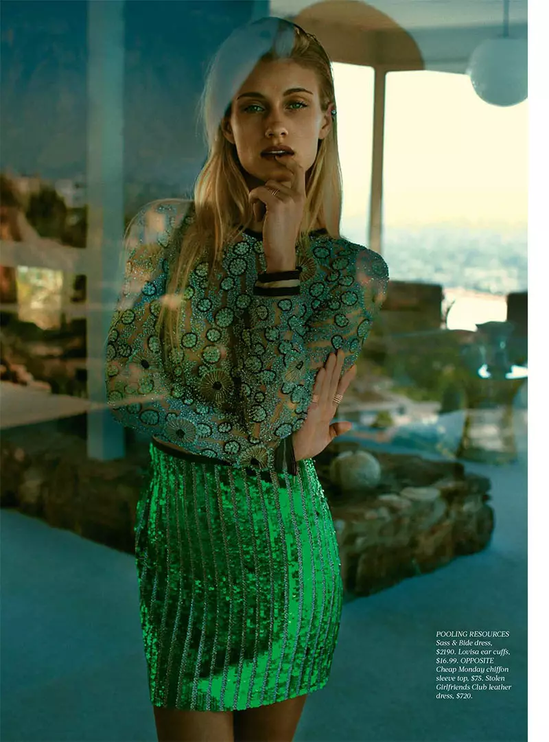 Natalia O'Nous Poses alang kang Steven Chee sa Fashion Quarterly NZ