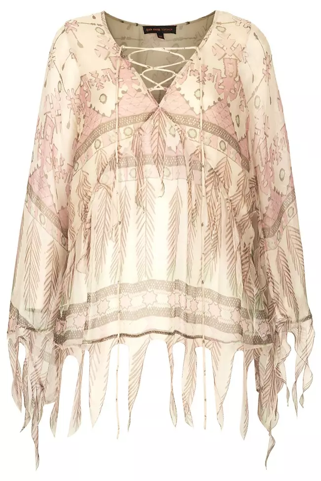 kate-moss-topshop-blouse met kwastjesprint