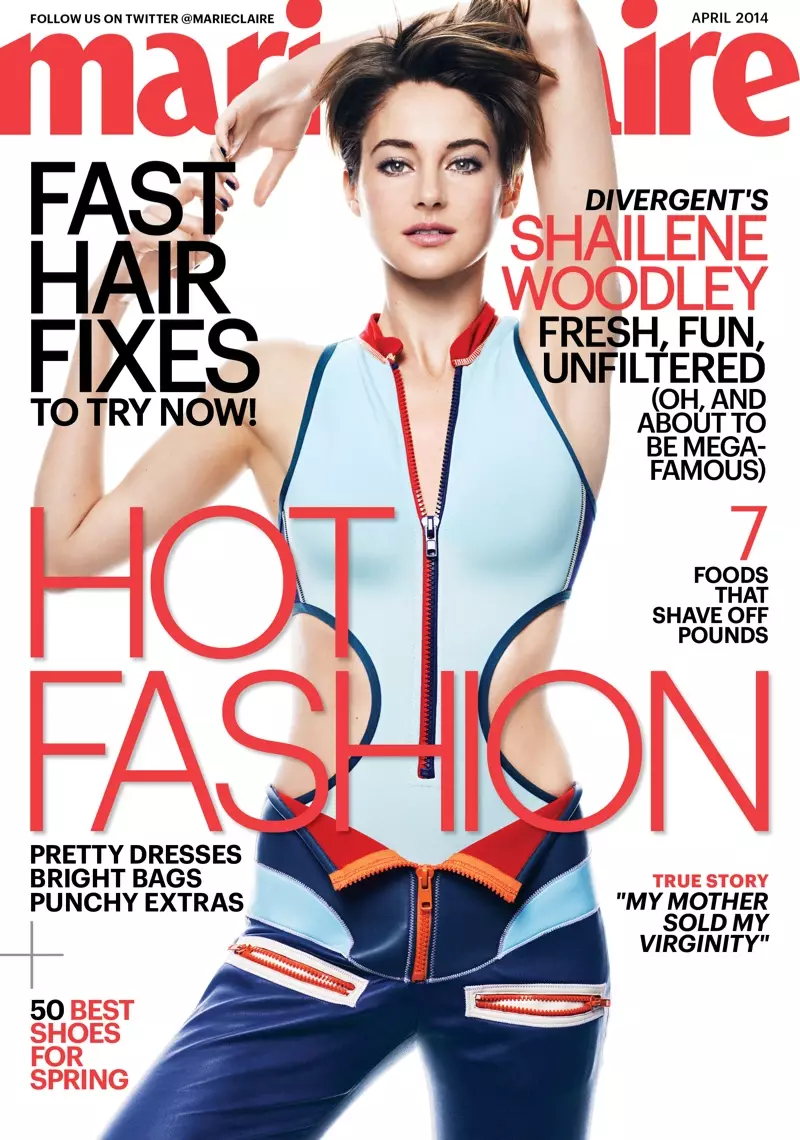 Shailene Woodley mbulon Marie Claire, i quan mediat sociale "të çuditshme"