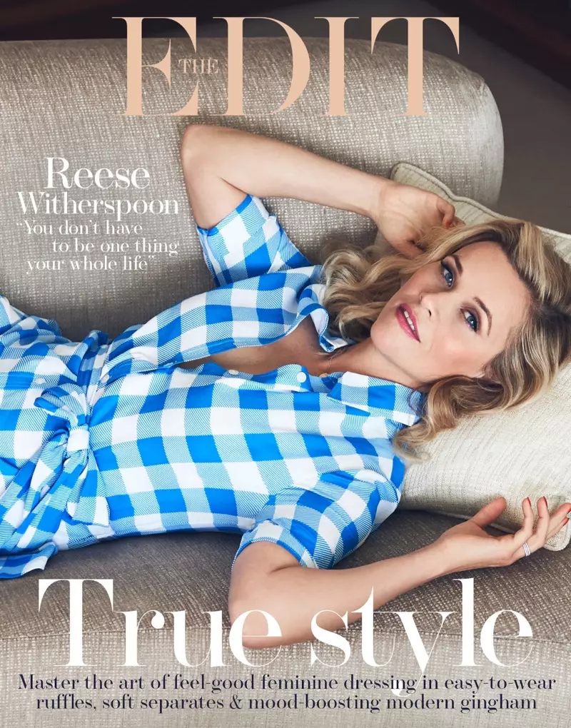 Reese Witherspoon på The Edit 8. juni 2017 Forside