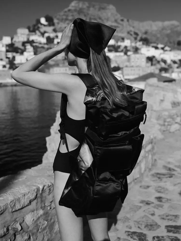 Kasia Struss Models Vacation Ready Looks for Vogue Greece