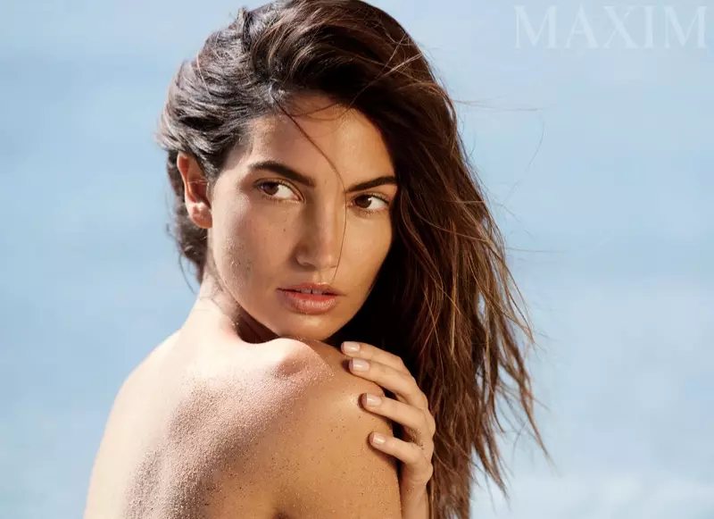 Lily Aldridge តារាក្នុងទស្សនាវដ្តី Maxim ខែមេសា 2015 (រូបថត)