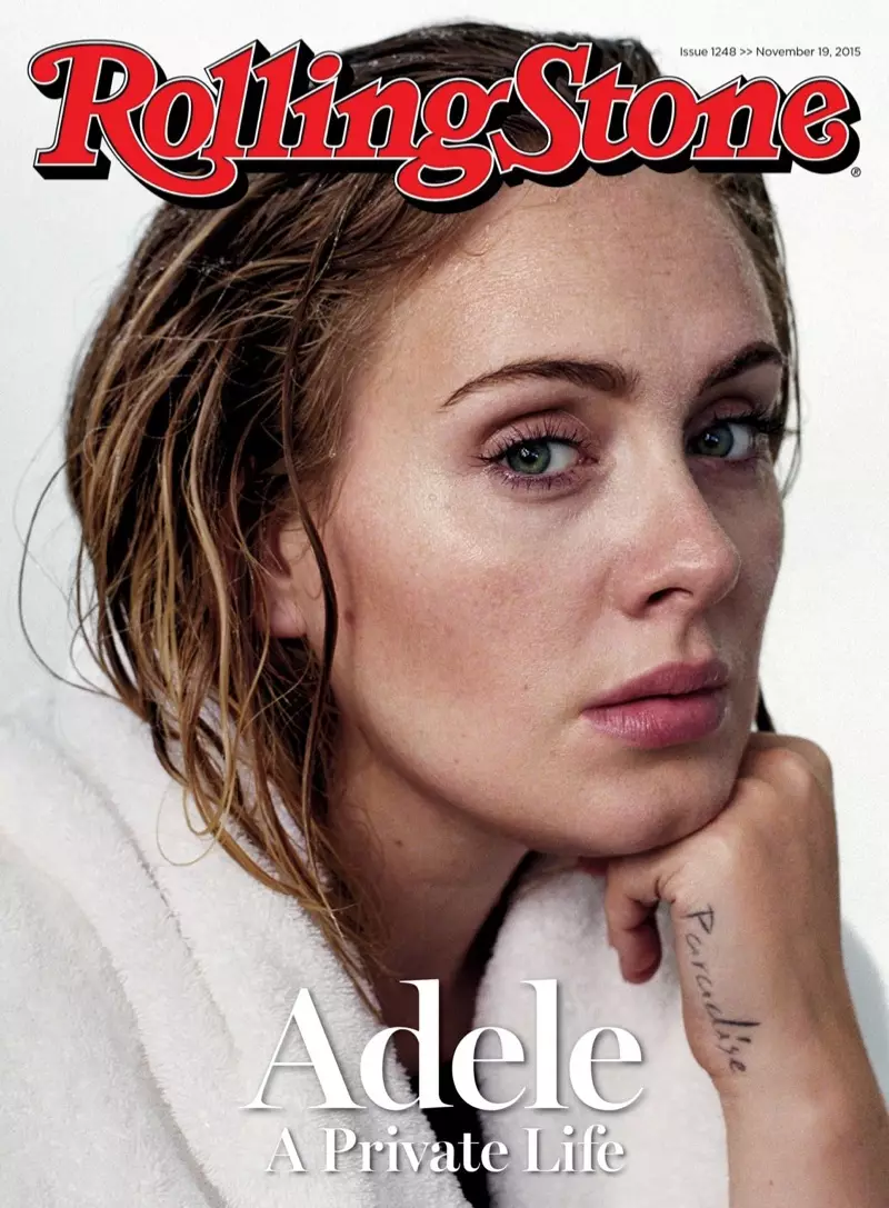 Adele on Rolling Stone Magazine Novemba 19, 2015 cover