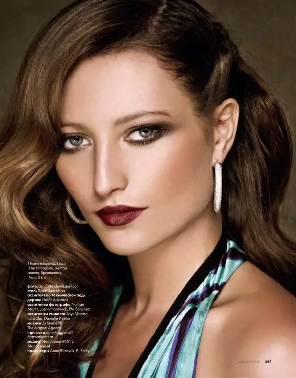 Noot Seear for Elle Russia апрель 2011, Джошуа Джордан тарабынан