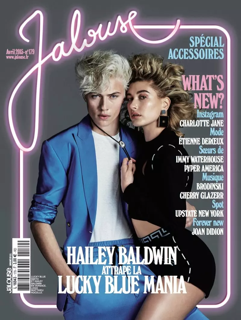 Lucky Blue & Hailey Baldwin нар Jalouse сэтгүүлийн 2015 оны 4-р сарын нүүрийг чимжээ.
