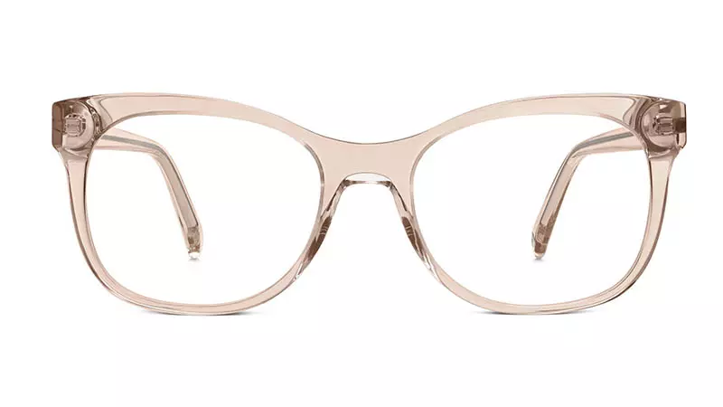 Warby Parker Lucy solomaso ao amin'ny Elderflower Crystal $95