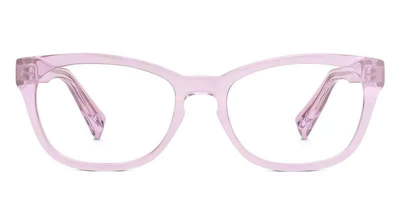 نظارات Warby Parker Finch Crystal في Lilac بقيمة 95 دولارًا