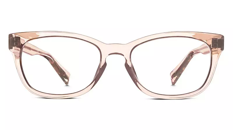 Warby Parker Finch Crystal Glasses ໃນ Bellini $95