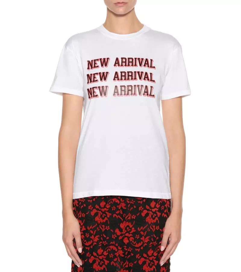 Ganni Harway Printed Cotton T-Shirt $70