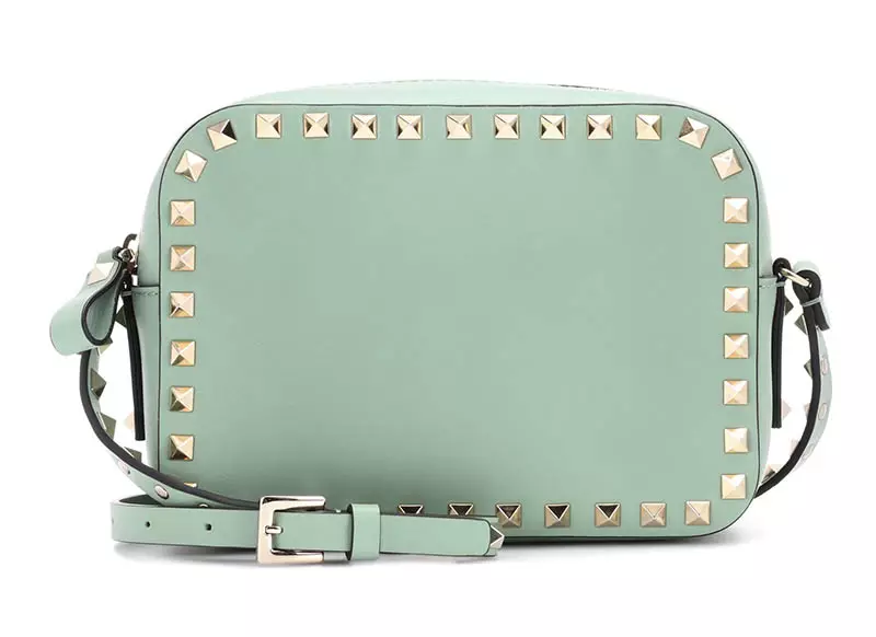 កាបូបម៉ាក Valentino Rockstud Leather Cross-Body Bag តម្លៃ 1,275 ដុល្លារ