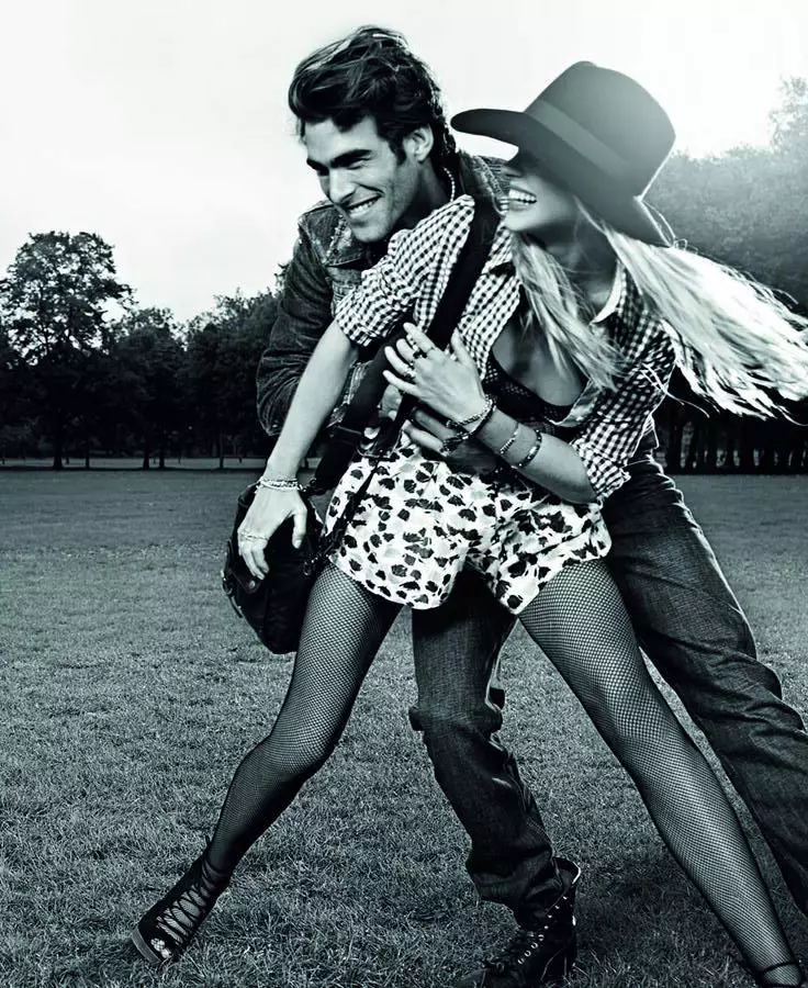 Anne Vyalitsyna fir Pepe Jeans Fréijoer 2011 Campagne