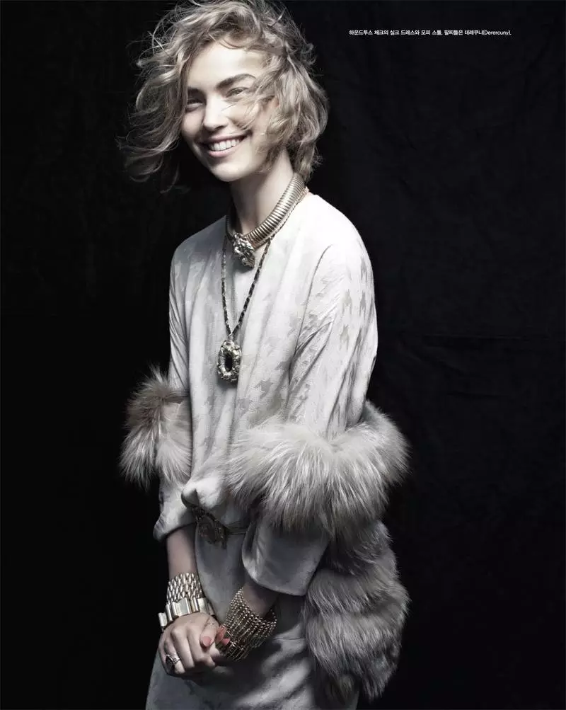 Viktora Demaršeljē Arizona Muse žurnālam Vogue Korea 2011. gada septembris