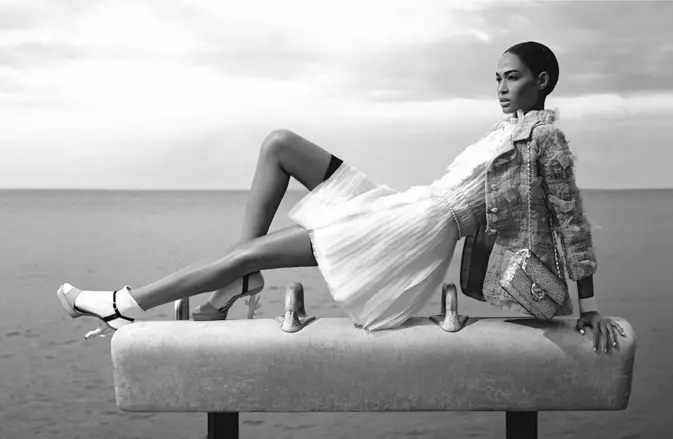 Saskia de Brauw & Joan Smalls for Chanel Spring 2012 Campaign by Karl Lagerfeld