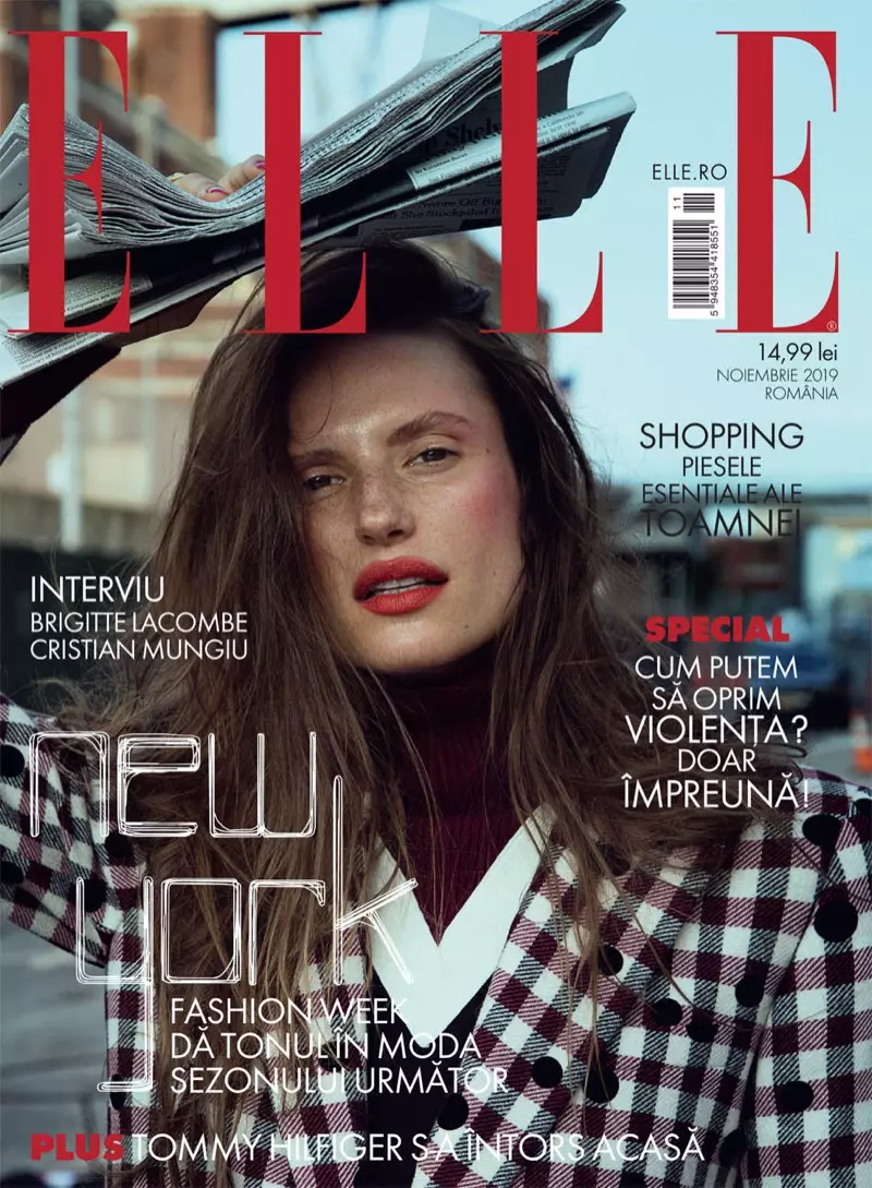 Cate Underwood ELLE Romania Daniella Midenge Cover Editorial