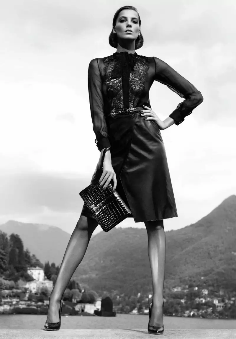 Salvatore Ferragamo Fall 2011 Campaign | Daria Werbowy by Mikael Jansson