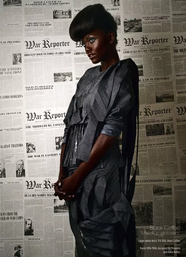 Milan, Steve Tanchel, Marie Claire Güney Afrika için Eylül 2010