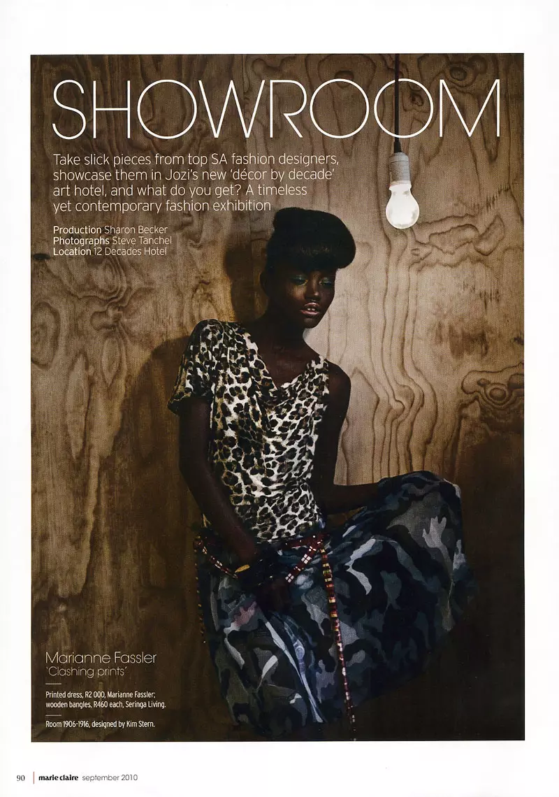 Milan oleh Steve Tanchel untuk Marie Claire Afrika Selatan September 2010