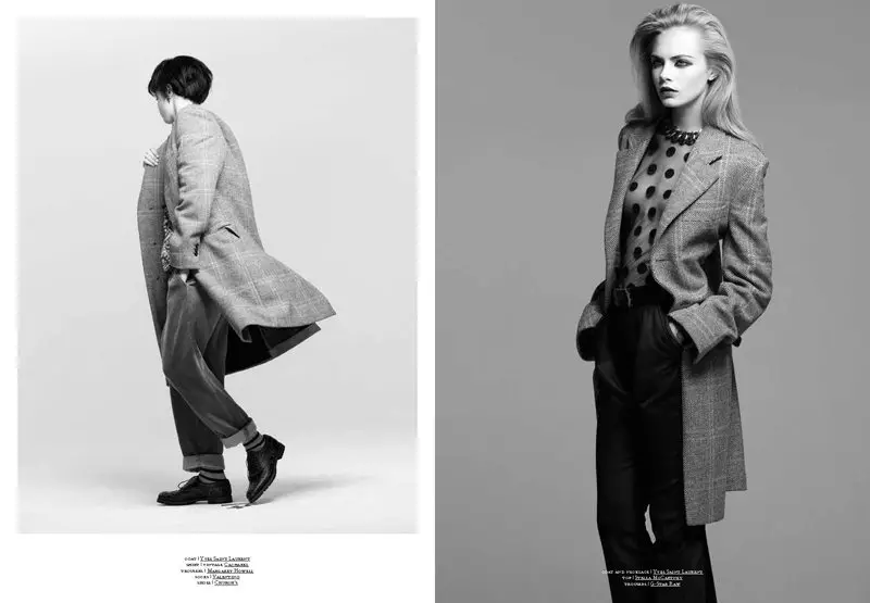 Cara Delevingne โดย Jermaine Francis สำหรับ Tank Fall 2011