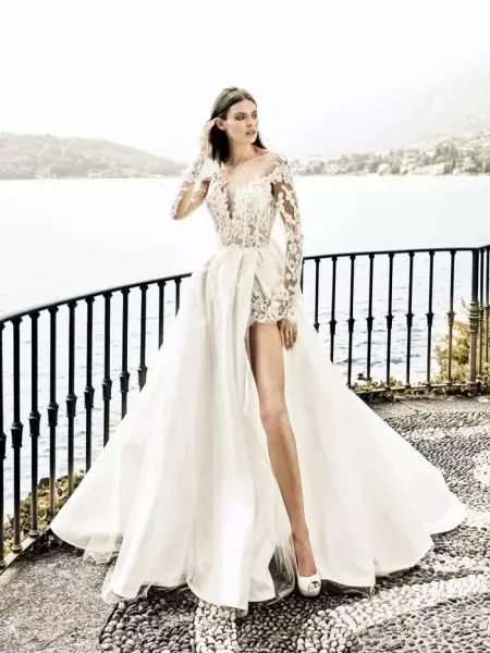 Bianca Balti enlluerna amb els vestits de núvia Alessandro Angelozzi Couture 2020