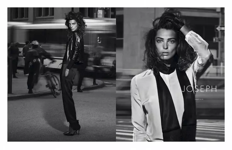 Daria Werbowy สำหรับแคมเปญ Joseph Spring 2011 โดย Peter Lindbergh