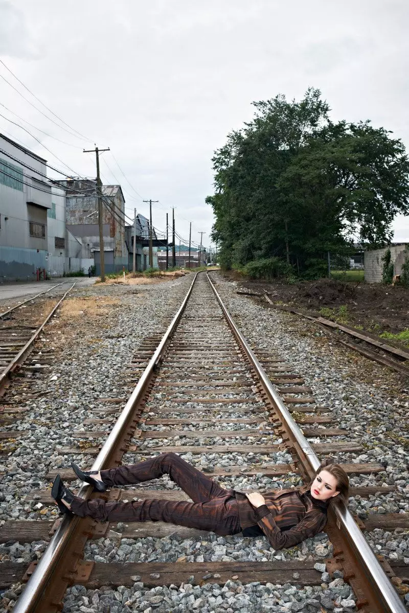 Lindsey Wixson, Terry Richardson a Purple Fashion F/W 2011-hez