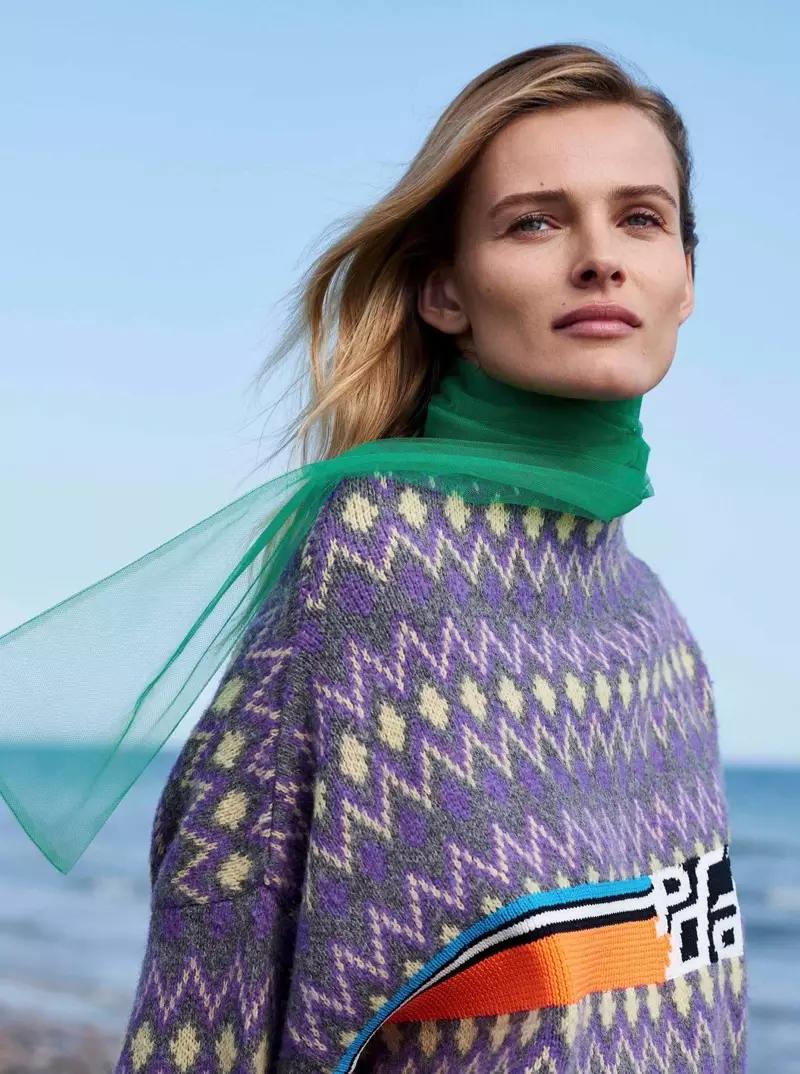 Edita Vilkeviciute Sunday Times Stil üçün Rahat Görünüşdə Layers Up