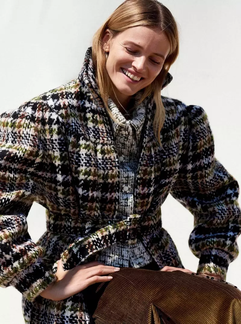 Edita Vilkeviciute Layer Up a gemittleche Looks fir Sunday Times Style