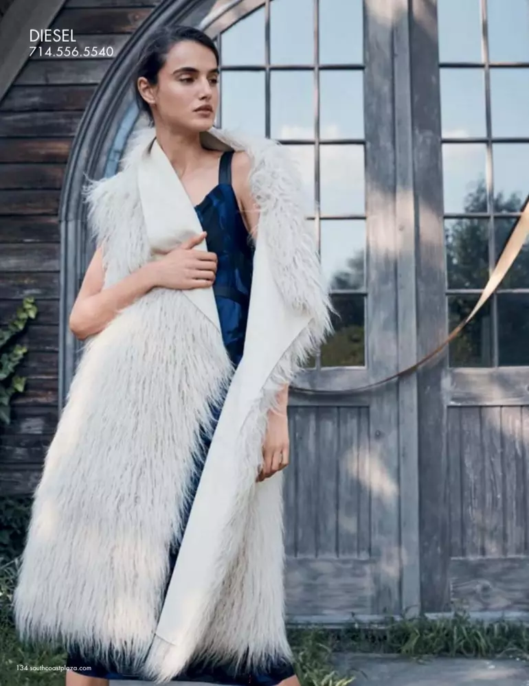 Ag glacadh le stíl Furry, samhlacha Blanca Padilla Diesel