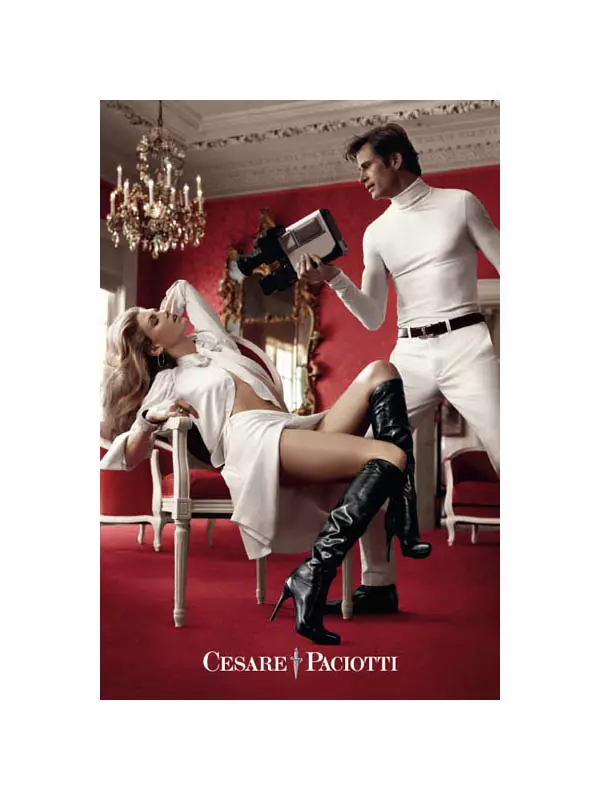 Cesare Paciotti Fall 2011 Campaign | Angela Lindvall troch Sebastian Faena