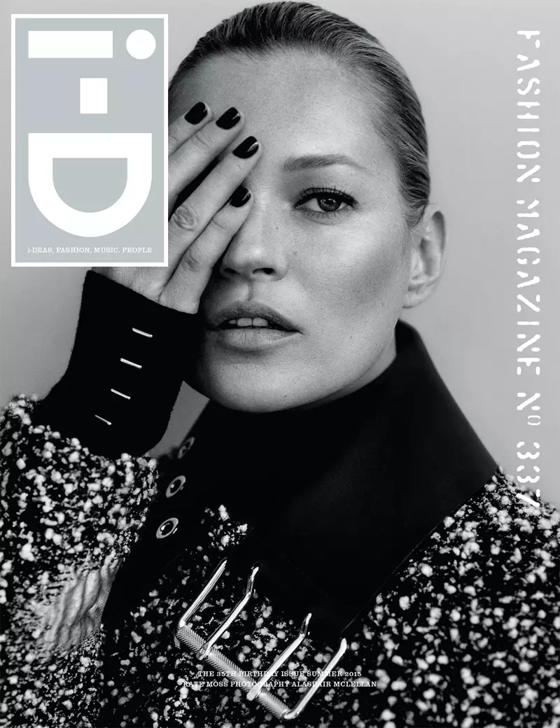 i-D Kais Kate Moss, Lara Stone, Freja Beha rau 35th Ib Xyoo