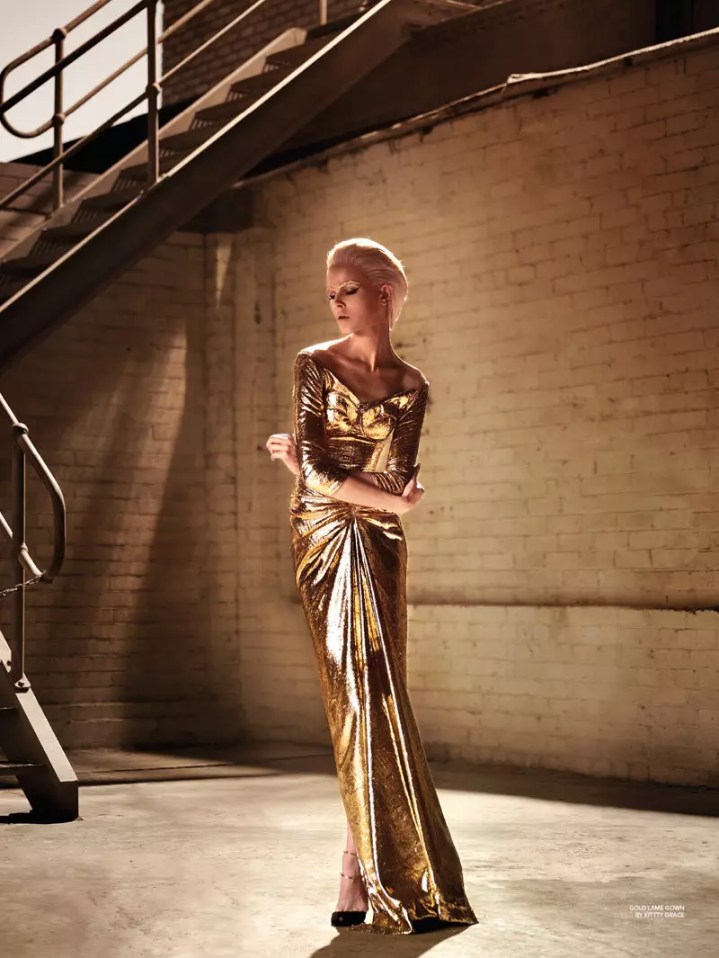 Ruby Jean Wilson Charms in Gold Looks pentru Karen Magazine #14