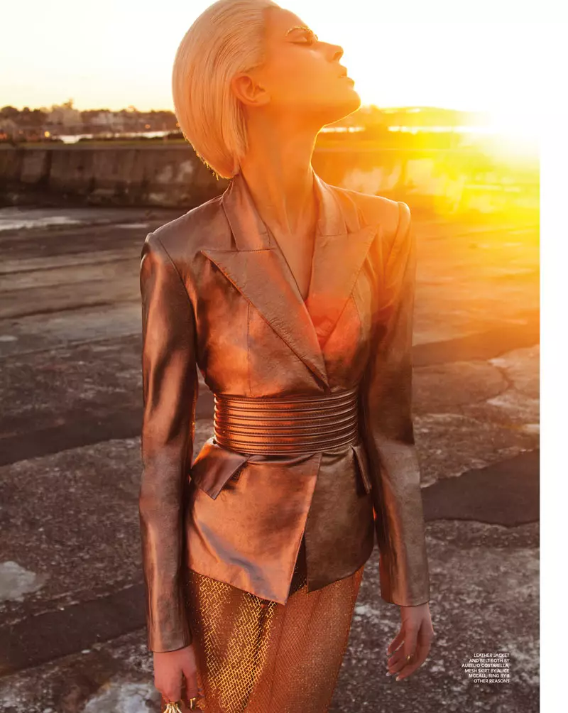 Ruby Jean Wilson Charms in Gold Looks for Karen Magazine #14