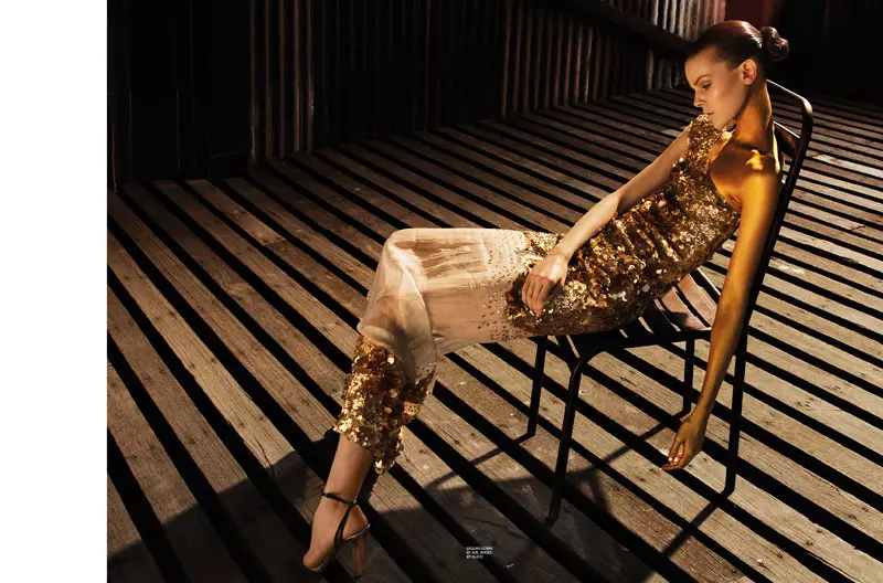 Ruby Jean Wilson Charms in Gold Looks pentru Karen Magazine #14