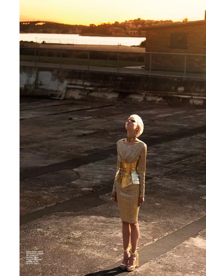 Ruby Jean Wilson Charms in Gold Looks for Karen Magazine #14