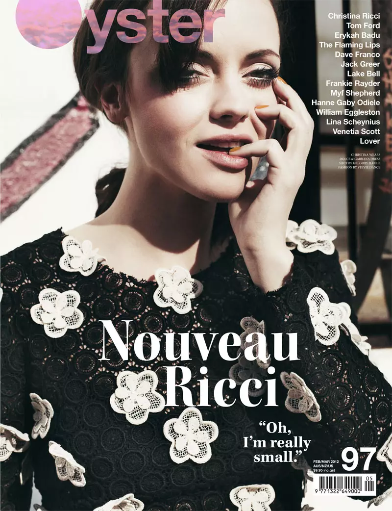 Christina Ricci ni Gregory Harris para sa Oyster #97